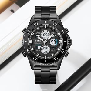 Nuevo Modelo <span class=keywords><strong>Reloj</strong></span> Deportivo para Hombre Cronómetro Marca <span class=keywords><strong>de</strong></span> Lujo SKMEI 2205 Acero Metal Resistente al Agua Relojes <span class=keywords><strong>de</strong></span> Pulsera para Hombre - Product Image 1