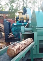 Déchiqueteuse à bois à disque haute capacité avec moteur et composants principaux de grande capacité