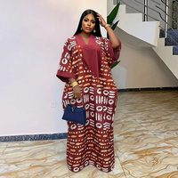 Nouvelle Collection Été – Robe Boubou Africaine Ample et Élégante, Style Ethnique, Imprimée, Grande Taille, pour Femme, Idéale Quotidien et Vacances