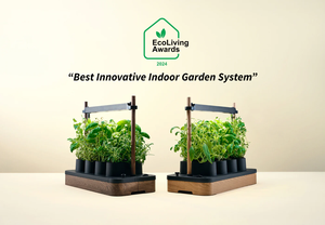 Kit <span class=keywords><strong>de</strong></span> jardinage hydroponique solaire personnalisable et économe en énergie, plateau compact pour micro-légumes avec éclairage LED et cadre en bambou pour usage domestique - Product Image 3