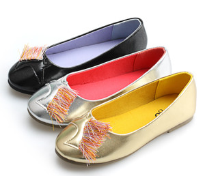 Toddler girls party outdoor school nappe little horse metallic PU tomaia fodera in tela soletta morbida punta tonda <span class=keywords><strong>scarpe</strong></span> basse - Product Image 1