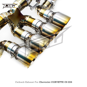 COC ท่อไอเสียแบบมีวาล์วสำหรับ C8 Chevrolet Corvette Z06 <span class=keywords><strong>2019</strong></span>-2025ท่อไทเทเนียมแบบเงียบพร้อมวาล์วระบายอากาศ - Product Image 5