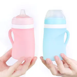 B3 Trung Quốc Sản Phẩm Sinh Thái Thân Thiện Cho Ăn Bé Chai SiliconeAdult Bé Ăn Chai Silicone