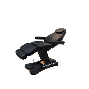 Electric Contemporary Black/White/Pink Modern Luxury <b>Foldable</b> 3 Motor PU Leather High-Density Sponge Massage <b>Table</b> for Hotel - Product Image 6