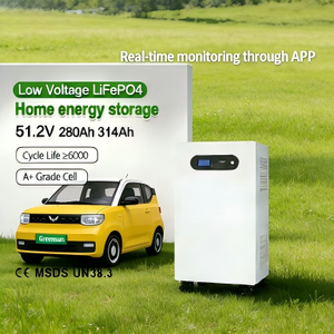 ตู้เก็บพลังงานไฮบริดแบบเชื่อมต่อระบบกริด Long-Life 51.2V 16KW พร้อมระบบจัดการแบตเตอรี่ LiFePO4  แบตเตอรี่แบบ Deep Cycle 6000 ก้อน สามารถติดตั้งบนพื้นสำหรับใช้ในครัวเรือน - Product Image 2