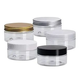 Factory manufacturing customized wide mouth cosmetic containers plastic pet jar with lids injection mould