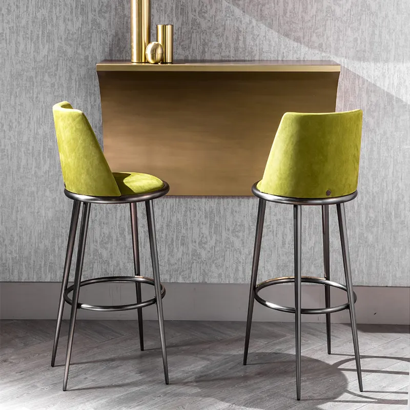 Высококачественное кресло из железной кожи индивидуального размера, элегантный дизайн, кресло для гостиной, современное Роскошное кресло для бара
