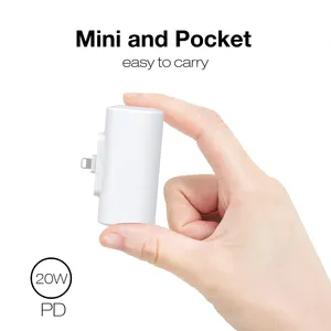 Customized Products New Portable Capsule Power Bank 2 In 1 Emergency Phone Charger Power Bank