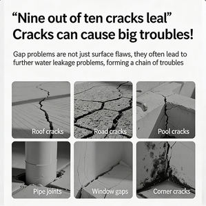 कंक्रीट क्रैक वाटरप्रूफ मरम्मत सीलेंट, फिलर, गोंद भरने, तेज सूखी सीलेंट, ठोस भरने गोंद - Product Image 3