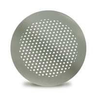 Plaque filtrante en maille métallique perforée à trous ronds avec services de pliage, de soudage et de découpe