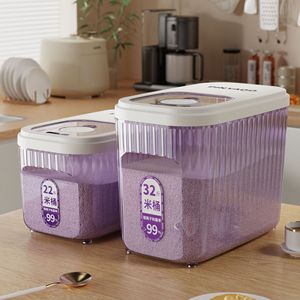 Pinyao Rice Bucket 32 Lb Sealed Storage Container With Silver Ion Antimicrobial For Kitchen Use - Product Image 1