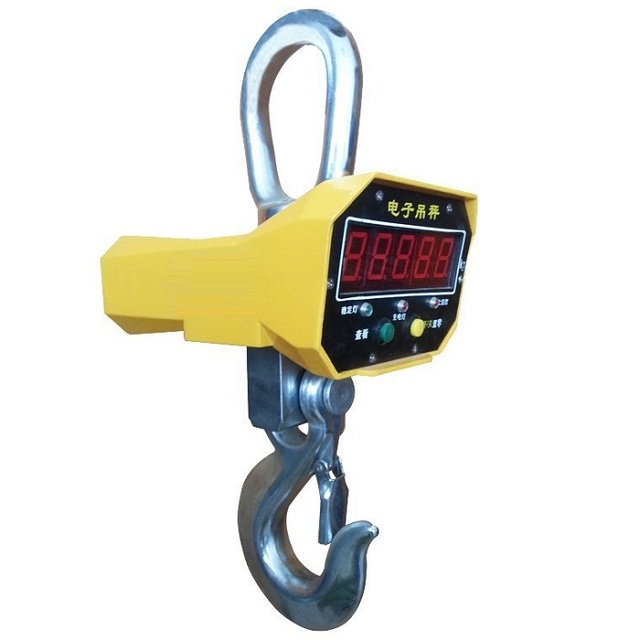 China Made High Precision Digital Scale Durable Ocs 1t 3ton 10t 15t Crane Scale with Hook