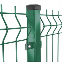 Clôture de sécurité en treillis soudé pour ferme, jardin, en fer galvanisé, traité thermiquement, durable, panneau incurvé soudé en 3D