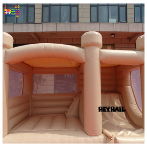 <span class=keywords><strong>Casa</strong></span> de Brinco Inflable Comercial de PVC Grande para Niños, Blanca, para Exteriores, <span class=keywords><strong>con</strong></span> Tobogán y <span class=keywords><strong>Piscina</strong></span> de Pelotas, 16x13 pies, Capacidad de 500 kg, para <span class=keywords><strong>Alquiler</strong></span> en Bodas y Fiestas - Product Image 6