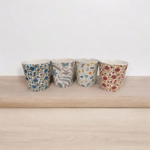 Mug à café en céramique écologique imprimé 300 ml, finition brillante, design moderne pour la maison, le bureau et l'usage quotidien - Product Image 1