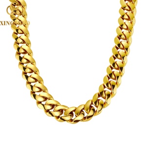 Catena Cubana Miami in <span class=keywords><strong>Oro</strong></span> 18k, Collana e Bracciale Catena Cubana Miami 20mm - Product Image 3