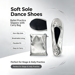 Zapatos de Regalo para Invitadas de <span class=keywords><strong>Boda</strong></span>, <span class=keywords><strong>Bailarinas</strong></span> Planas para Después de la Fiesta, Zapatillas <span class=keywords><strong>Plegables</strong></span> con Bolsa - Product Image 3