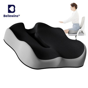 <span class=keywords><strong>Coussin</strong></span> de siège en mousse à mémoire de forme antidérapant, ergonomique, lavable et personnalisable Bellewins pour soulager la douleur et la fatigue liée à la position assise prolongée dans les voitures - Product Image 1