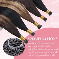 Extensions de cheveux humains 100% vierges Remy à bandes adhésives, vente en gros, pointe en U, cuticule complète, lisses, invisibles, extensions de cheveux naturels
