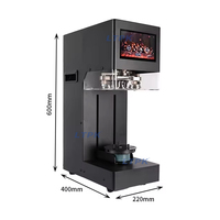 Machine à sceller les canettes non rotative pour canettes de soda, bière, aluminium, plastique et PET