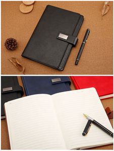 Wholesale High-end Pu Leather Cover Hardcover Diary Planner Notebook-Gift <b>Box</b> Packaging Customizable Size - Product Image 2