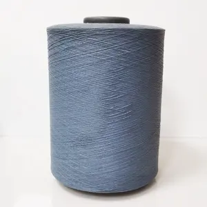 Havnnes RECYCLED Polyester ATY 300D light blue dope dyed high light fastness AATCC outdoor fabric yarn for VESTMARKA Mattresses