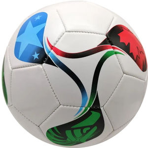 ลูกฟุตบอลแบบกำหนดเอง ขนาดมาตรฐาน 5/4 เย็บด้วยเครื่องจักร สไตล์ฟุตบอลโลก สำหรับฝึกซ้อมและโปรโมชั่น - Product Image 3