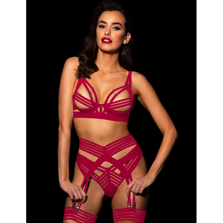 Strappy Push up Open BH Set Dessous Reife Frauen Strapping Binding Bondage Sexy  Dessous| Alibaba.com