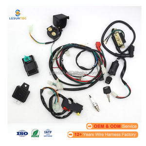 OEM ODM מותאם אישית רתמת חוט אופנוע הרכבה חוטי חשמל רתמת חיווט לאופנוע - Product Image 1