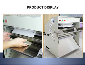 Máquina prensadora de Pizza semiautomática de importación de gran oferta, laminadora de masa comercial para pizzería y servicio de comida de catering - Product Image 5