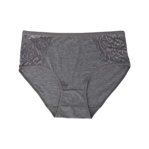Slip da donna <span class=keywords><strong>a</strong></span> <span class=keywords><strong>vita</strong></span> media in cotone traspirante tinta unita; Mutande <span class=keywords><strong>a</strong></span> copertura totale; Slip estivi taglie forti per mamme; Ingrosso ODM - Product Image 5
