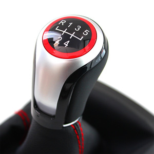 Car Gear <b>Knob</b> Aluminum Alloy Red 5 6 Speed Set For Seat Ibiza 02 10 Ergonomic <b>Shift</b> <b>Knob</b> - Product Image 2