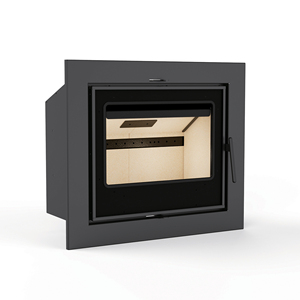 Estufa de Leña Empotrable R1101A de 11KW con Ventana de Visualización Grande, Chimenea de Leña Integrada para Interiores - Product Image 1