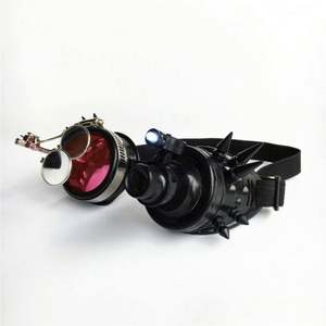 Lunettes grossissantes vintage à LED, nouvelle mode, vente en gros, prix usine 2022, pour cosplay, fête, lunettes steampunk - Product Image 3