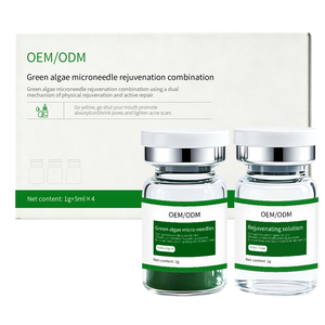 Suero Rejuvenecedor de Algas Verdes OEM/ODM, Exfoliación Física, Reparación Activa, Iluminador, Minimizador de Poros, Antienvejecimiento, Anti-Acné y Cicatrices - Product Image 1