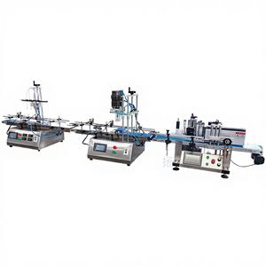 Máquina automática de llenado y tapado de mesa de pequeño volumen, línea de llenado de crema para la piel de cosméticos - Product Image 1