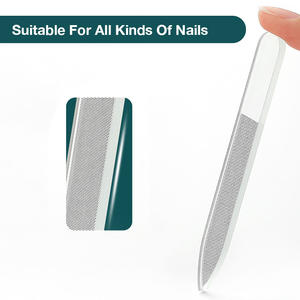 Limas de Uñas de Cristal Natural de Precisión Profesional, Limas de Uñas de Vidrio Nano para Uso en Salones de Arte de Uñas - Product Image 2