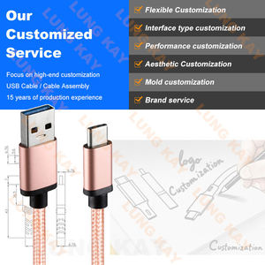 Cable USB 3.0 a Tipo-C Trenzado de Nailon Longkay, Transferencia de Datos de 5 Gbps y Carga Rápida de 3 A, Longitud Personalizada (0.2M-3M) - Product Image 3