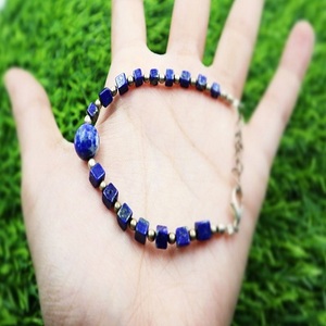 Pulsera de Lapislázuli Natural de Calidad AAA+ con Cuentas, Estilo Clásico, Ajustable, Ideal para Regalo o para la Creación de Joyas - Product Image 2