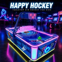 Meilleure Vente Nouvelle Machine de Jeu d'Arcade Électrique à Monnayeur pour 2 Joueurs, Surface Plate Robuste, Air Hockey Anglais