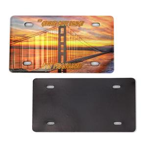 Imán de nevera con forma de placa de matrícula personalizada del Puente Golden Gate de California <span class=keywords><strong>2023</strong></span>, recuerdo de EE. UU., tamaño mediano - Product Image 1