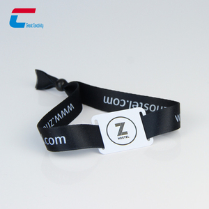 Bracelet en tissu RFID Fudan F08 1K imprimé en couleur pour événement sans espèces - Product Image 2