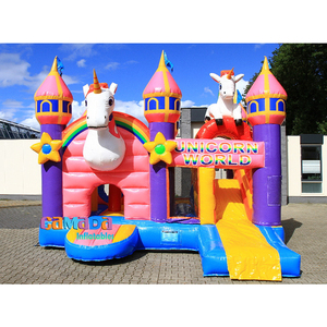 Château gonflable licorne arc-en-ciel avec toboggan, combo <span class=keywords><strong>de</strong></span> jeux gonflables <span class=keywords><strong>pour</strong></span> enfants, amusement en plein air <span class=keywords><strong>pour</strong></span> les fêtes <span class=keywords><strong>de</strong></span> <span class=keywords><strong>famille</strong></span>, <span class=keywords><strong>location</strong></span> d'événements - Product Image 6
