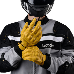 Cycling Gloves <b>Long</b> Fingers Yellow Anti <b>Slip</b> Wear Resistant Shock Absorbing Riding Protection - Product Image 2