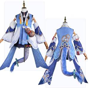 Honkai ชุดคอสเพลย์ชุดแต่งกายคอสเพลย์สตาร์เรล Bailu XS-3XL ประกอบด้วยเสื้อผ้าแบบเต็มตัววิกผมเครื่องแต่งกายที่ได้รับแรงบันดาลใจจากเกม <span class=keywords><strong>Bai</strong></span> <span class=keywords><strong>Lu</strong></span> - Product Image 2