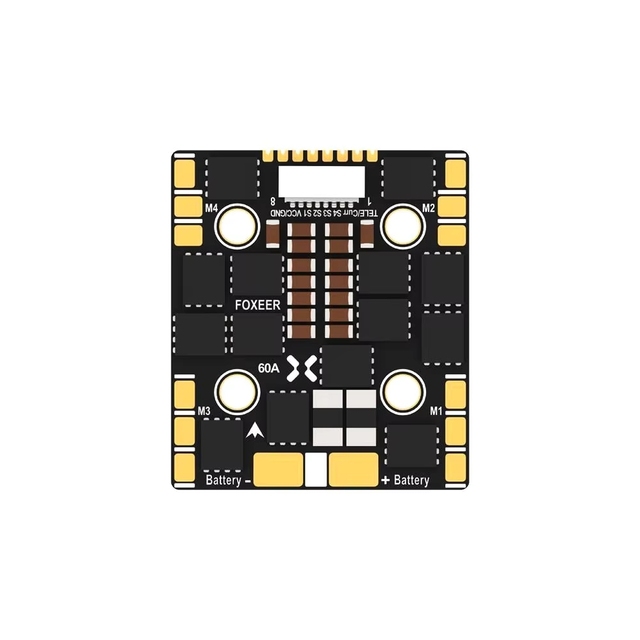 ZYSY Foxeer Reaper F4 Mini 45A/60A/65A 4in1 ESC Built-in BLHeli32 Dshot 9~40V 128K M2 M3 for FPV Cinewhoop Racing Drone