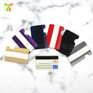 Dây đeo đàn hồi Lycra chủ thẻ tín dụng với 3M dính, RFID Sticker trường hợp điện thoại tay áo