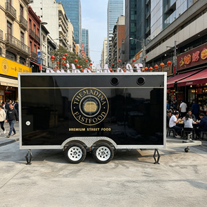 Remolque de Hamburguesas Totalmente Equipado, Camión de Comida para Sándwiches, Carrito de Café para Festivales, Carrito de Catering VIN - Product Image 2