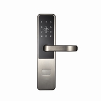 Cerradura de hotel de acero inoxidable 304, RFID, software gratuito de gestión de hoteles, SDK, acoplamiento sin costuras, desarrollo secundario gratuito