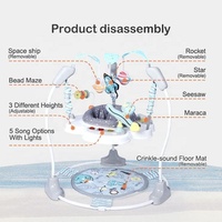 Baby Walker Factory Bouncer harga grosir mainan aktivitas musik dapat diatur tempat duduk untuk bayi